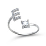 Adjustable 26-Initial Ring: Simple & Elegant for Women - Image 6