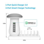 2-in-1 Mushroom LED Lamp & Charger - Image 5