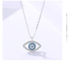 Sterling Silver Jewelry  Demon Eye Necklace Eye Pendant - Image 2