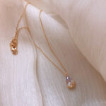 Crystal Water Drop Pendant Necklace - Image 5