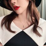 Crystal Water Drop Pendant Necklace - Image 2