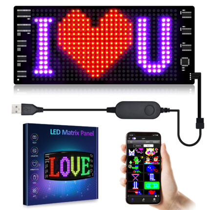 Programmable LED Car Sign – Full-Color Display & Custom Animations
