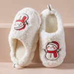 Snowman Slippers Winter Indoor - Image 3