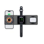 3 IN 1 Magnetic Folding Wireless Charger Station For IPhone Transparent Fast Charging For IWatch And Airpods - Image 5