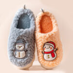 Snowman Slippers Winter Indoor - Image 10