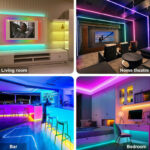 BRAND NEW 5050 RGB LED Strip Bluetooth Remote Lights TV Back Lights For Bar Room - Image 3