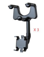 Rearview Mirror Phone Holder For Car Rotatable And Retractable - Image 7